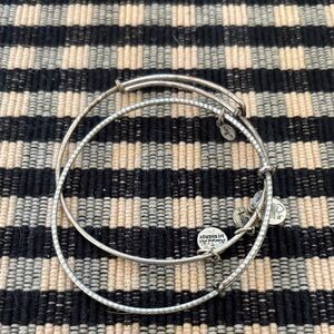 Alex and Ani Silver Charm Bracelet Trio